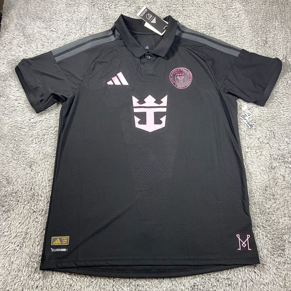Adidas Inter Miami CF 2026 Messi Away Authentic Jersey Size XL Men Black JL8494
